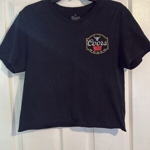 Coors Women's Black Short Sleeve Tee